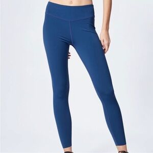 Women's Blue High-Waisted Leggings